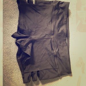 Tight athletic shorts